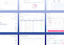 design saas dashboard admin panel and web app UI UX in figma